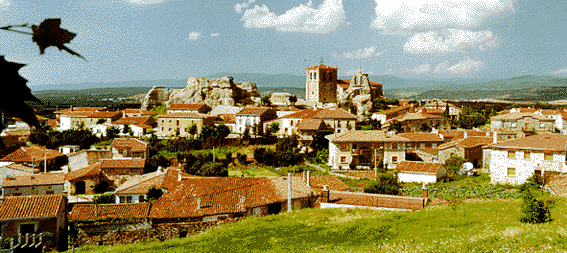 Vista de Hacinas desde San Cibrian